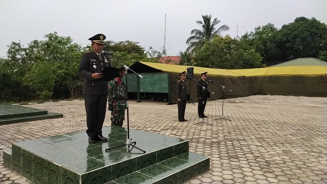 Dandim Kutai Timur Bertindak Sebagai Irup Dalam Upacara Hari