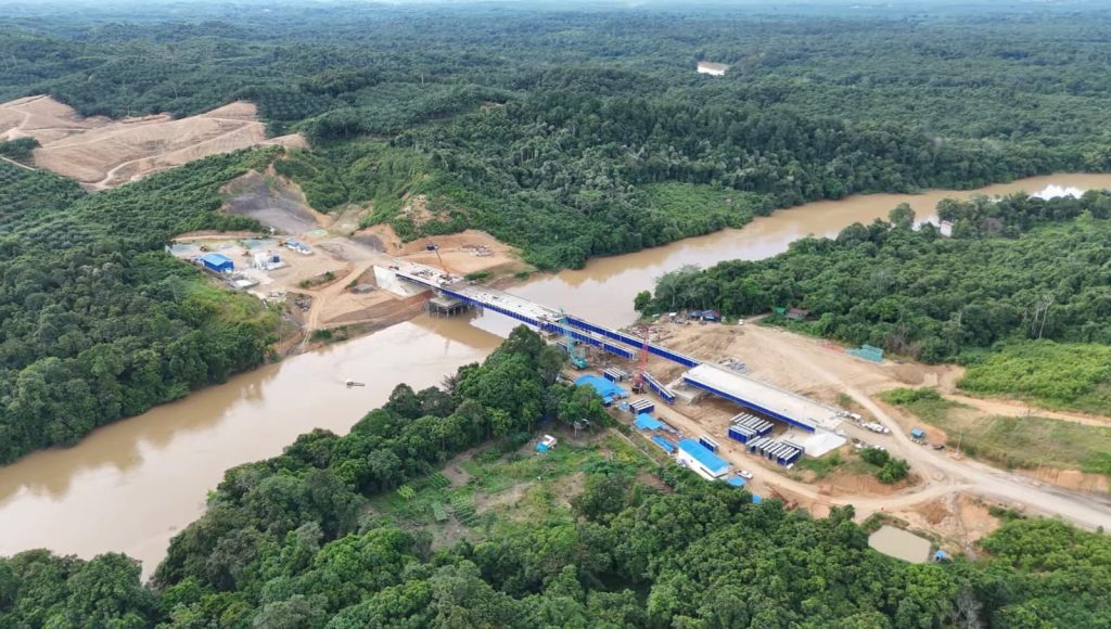 Telen Jembatan Telen Kutim Capai Tiang Kedua, Percepat Konektivitas Antar ...
